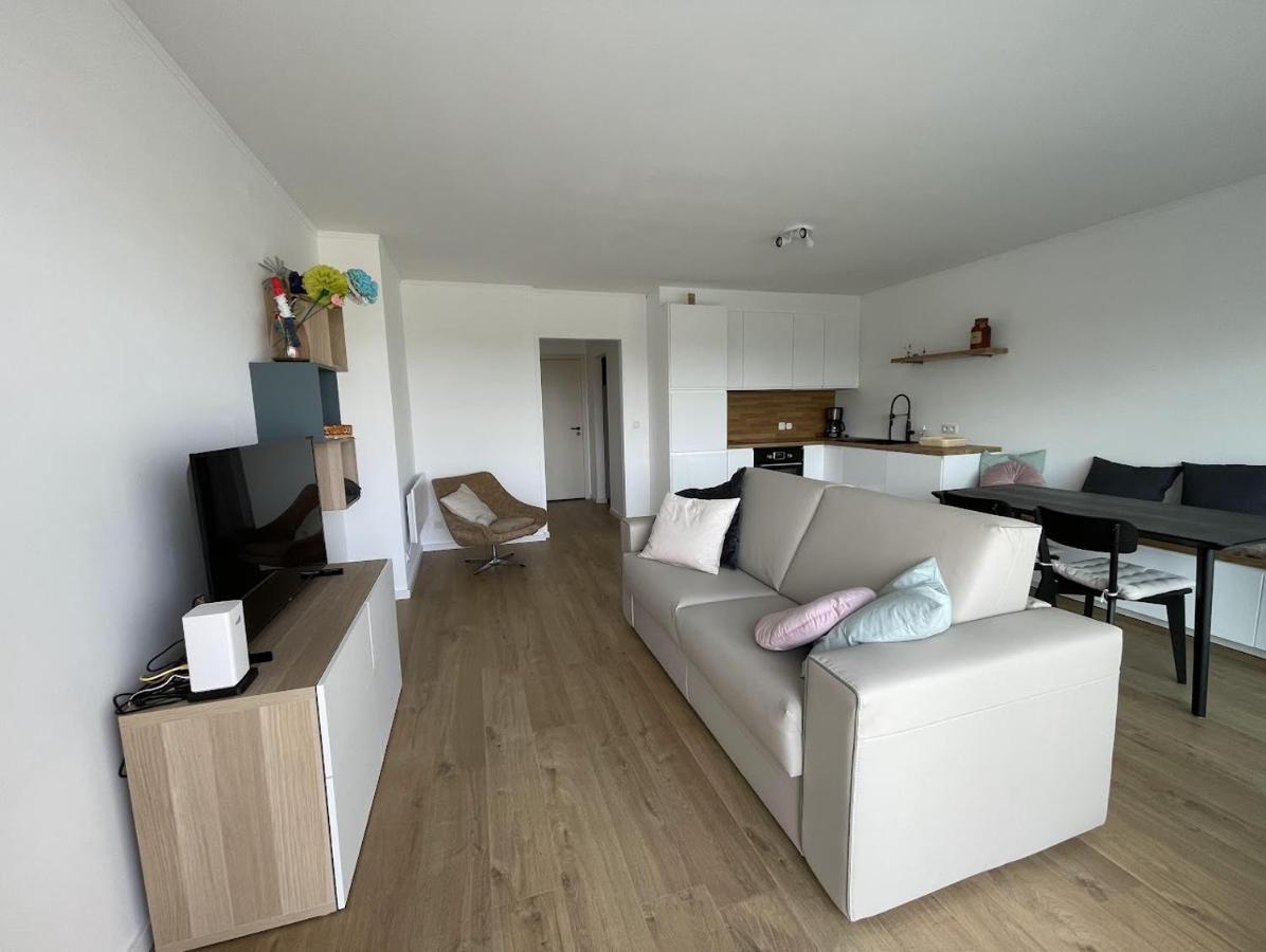 Moderne Studio Aan Het Strand In Oostduinkerke-Bad كوكسيجدي المظهر الخارجي الصورة
