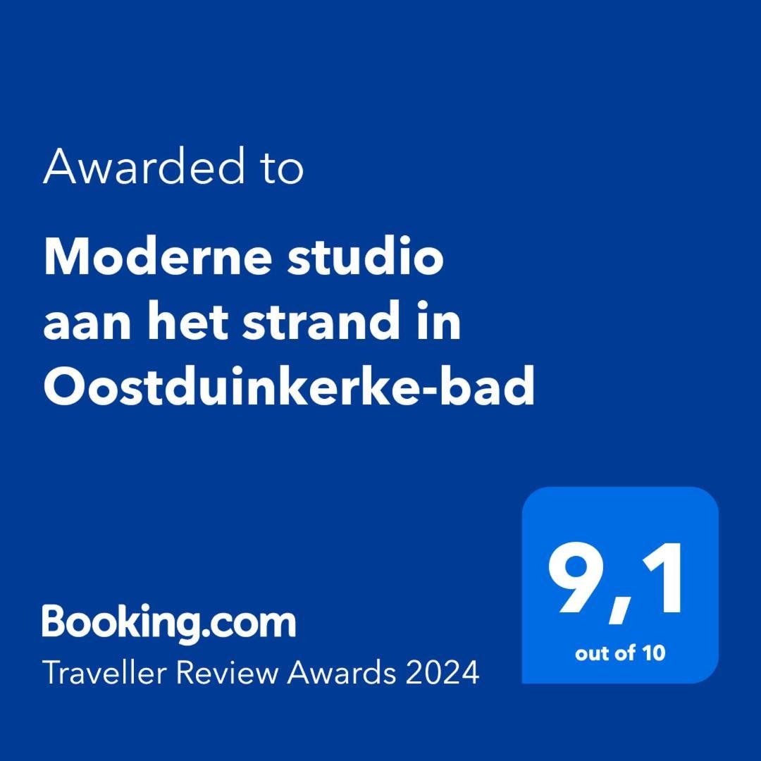 Moderne Studio Aan Het Strand In Oostduinkerke-Bad كوكسيجدي المظهر الخارجي الصورة